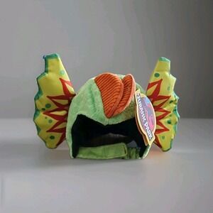Jurassic Park World BarkBox Dilophosaurus Spittin' Image Dino Collar Toy XS/S